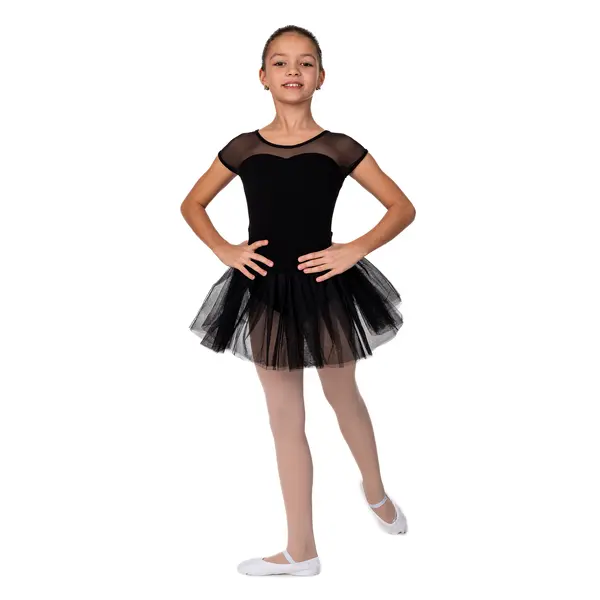 Capezio Keyhole Back Tutu Dress, Kindertrikot mit Tutu-Rock