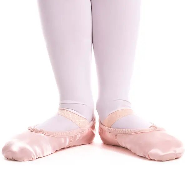 Capezio Satin Daisy, Satinschläppchen für Kinder