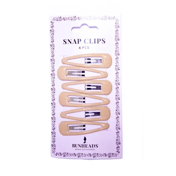 Capezio Bunheads snap clips, Haarclipse