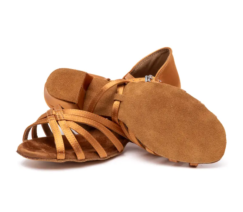 Dancee Betty, Damen-Lateinschuhe  - Hautfarbe - dark tan