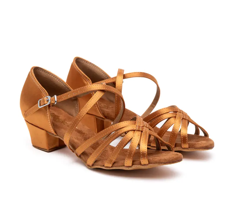 Dancee Betty, Damen-Lateinschuhe  - Hautfarbe - dark tan