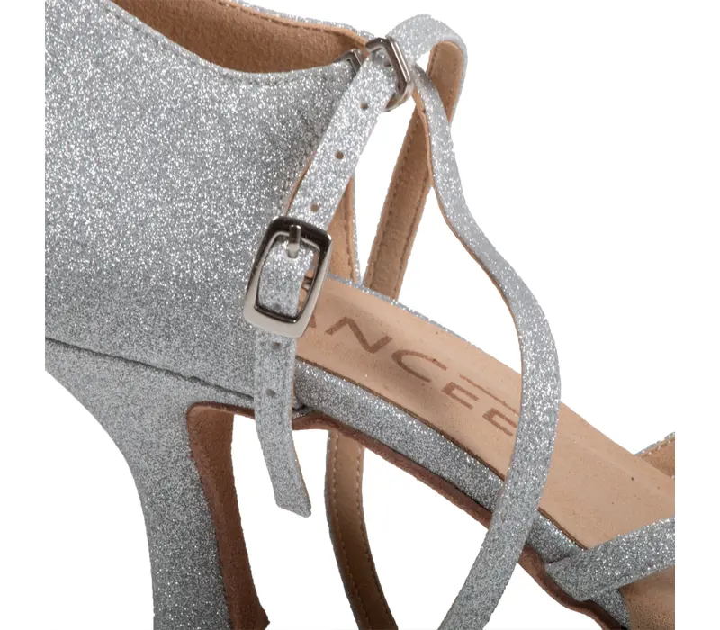 Dancee Kate, Damen-Latein-Tanzschuhe - Silber glitter