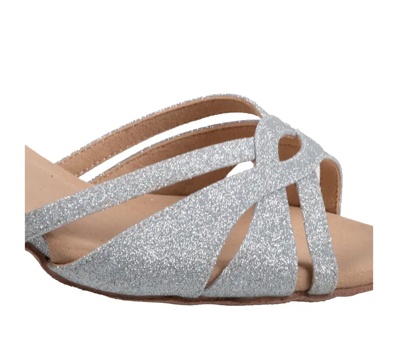 Dancee Kate, Damen-Latein-Tanzschuhe - Silber glitter