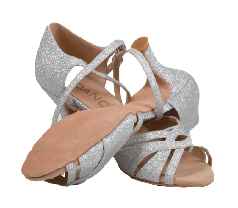 Dancee Kate, Damen-Latein-Tanzschuhe - Silber glitter