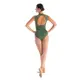 Dansez Vous Olga, Damen-Balletttrikot - Olive