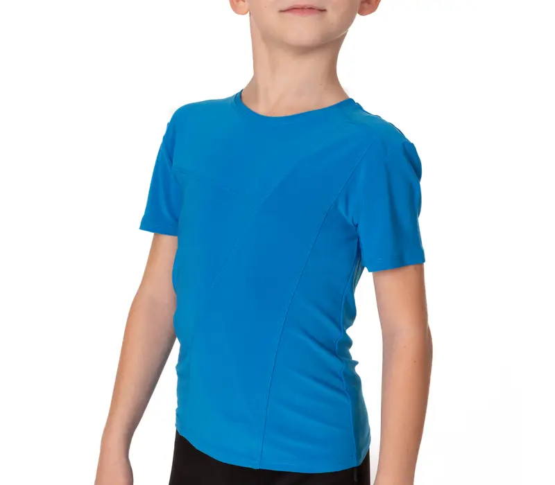 Jungen-T-Shirt für Standardtanz Basic - Braun - chocolate