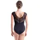 Seville strap back leotard, Damen-Trikot mit Ärmeln