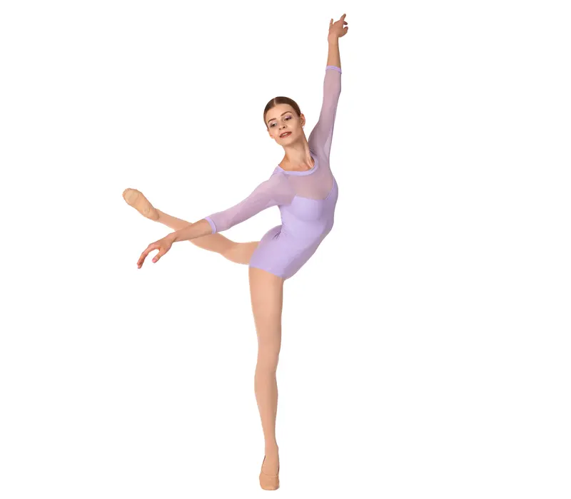 Bloch Kate L6016, baletný dres - Fialová - lavender