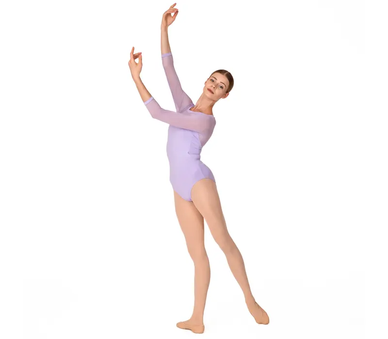 Bloch Kate L6016, baletný dres - Fialová - lavender