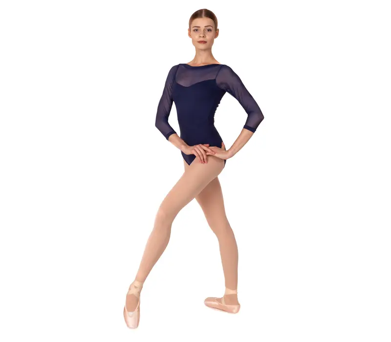 Bloch Kate L6016, baletný dres - Modrá - navy