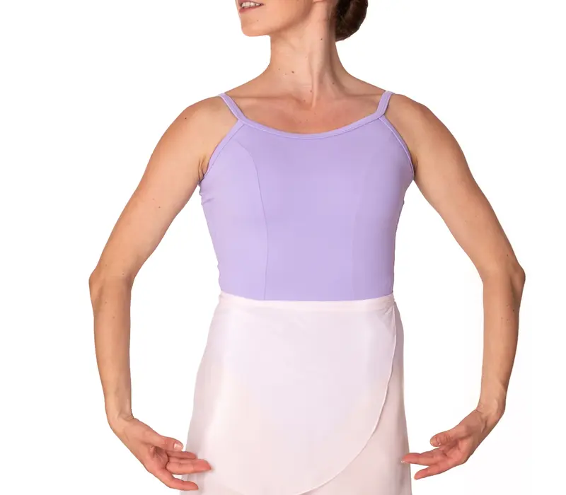 So Danca Studio Line, Trikot-Kleid mit Spaghettiträgern und V-Ausschnitt - Violett - lavender