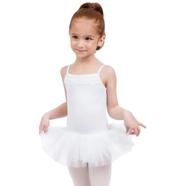 Capezio Ruffle Yoke, Kindertrikot mit Tutu-Rock