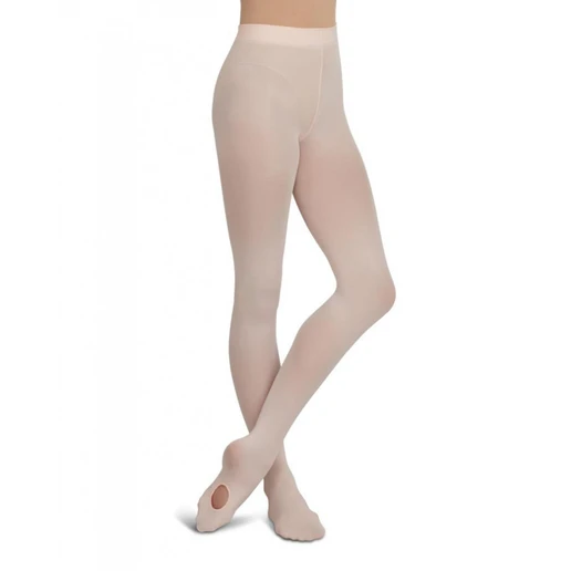 Capezio ultra soft self knit waistband, Strumpfhose mit Ballenloch